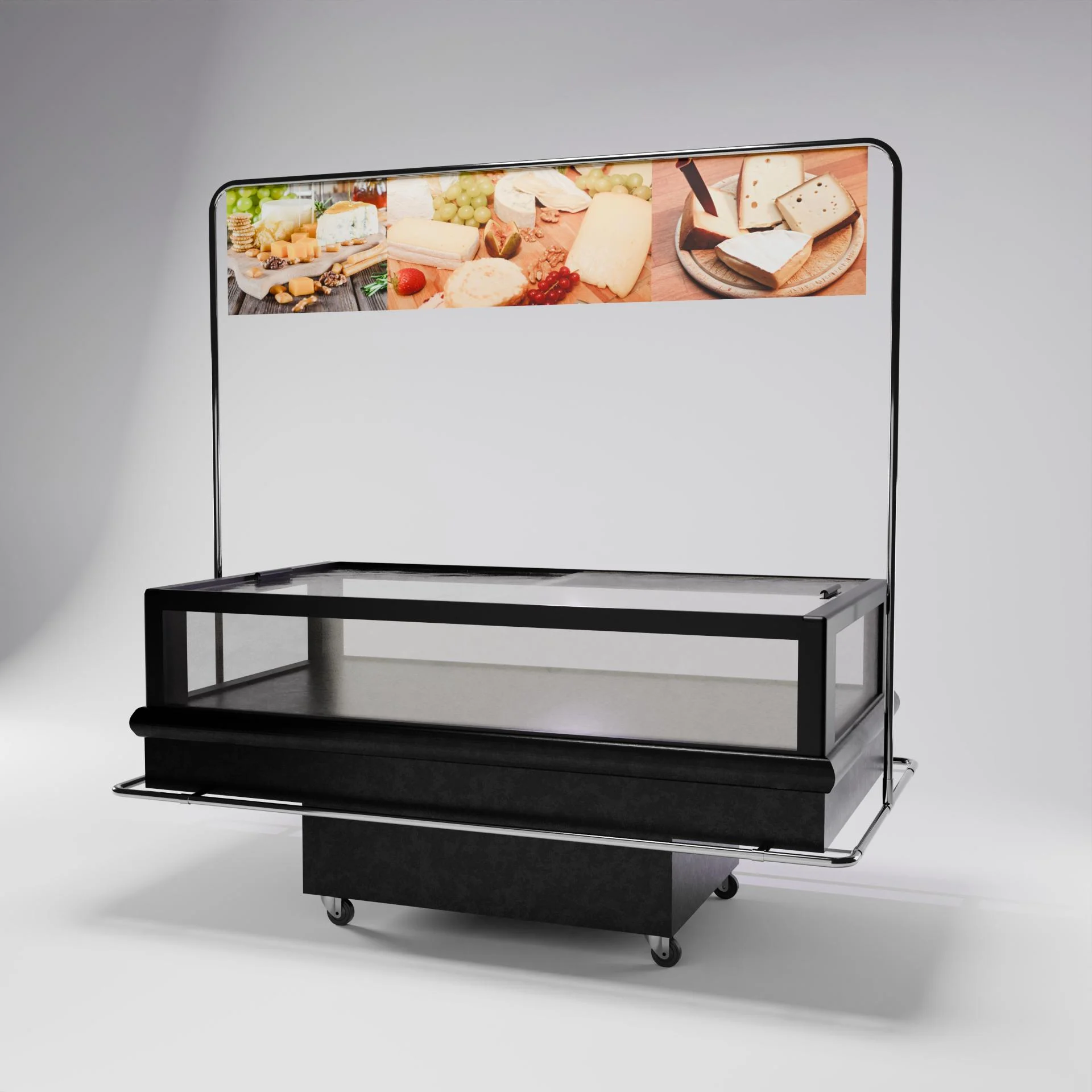 Bac panoramique avec plv pub 3