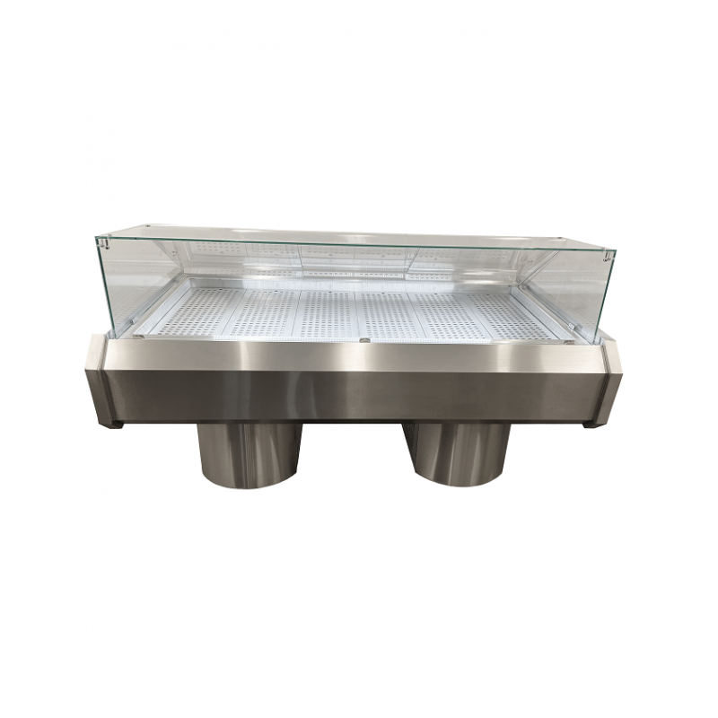 Comptoir a poissons refrigere inox 3
