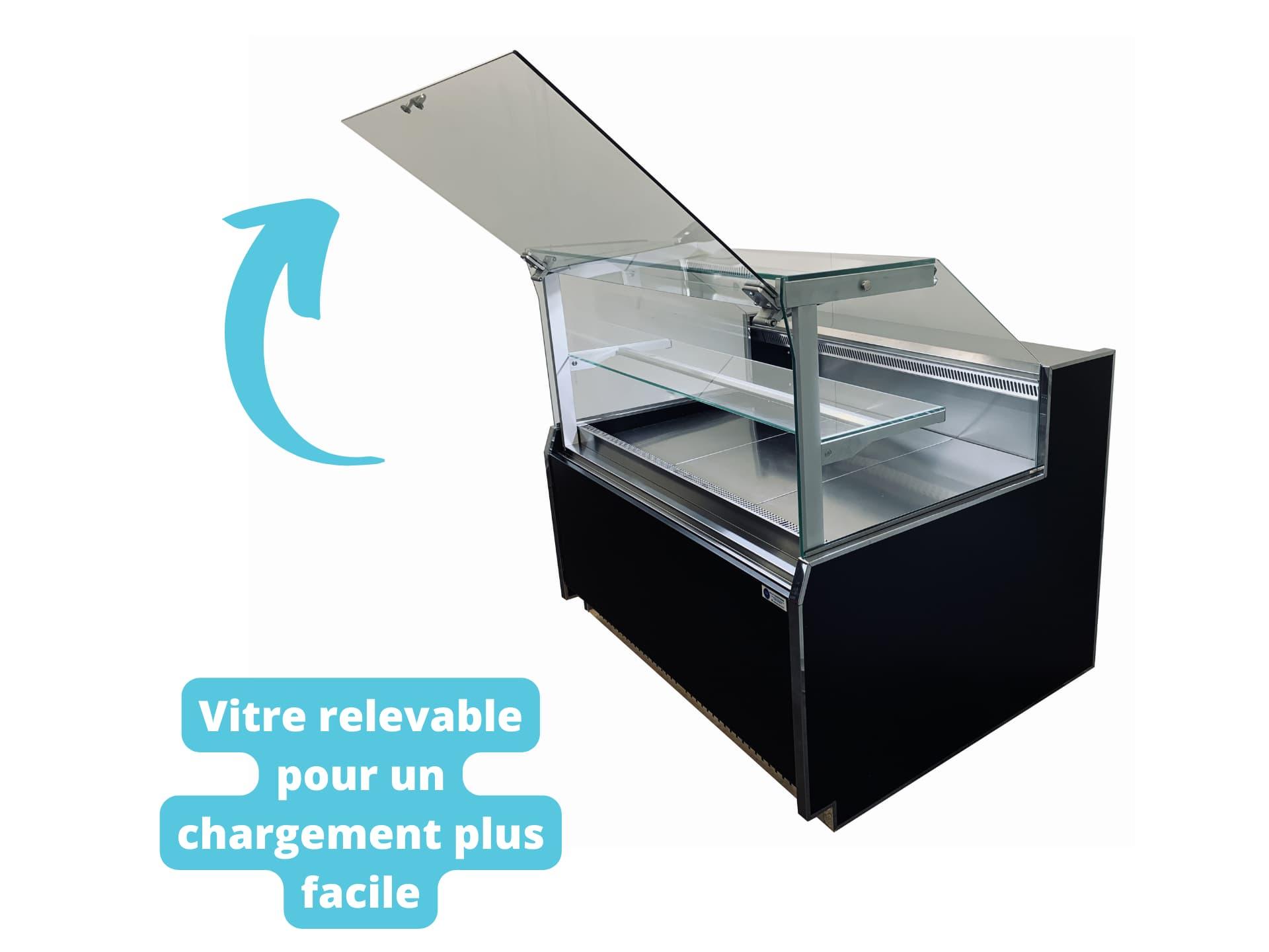 Location comptoir refrigere trad vitre relevable