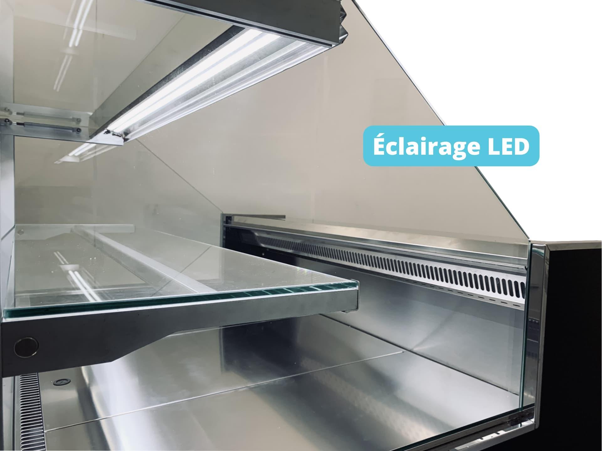 Location comptoir réfrigéré traditionnel éclairage LED