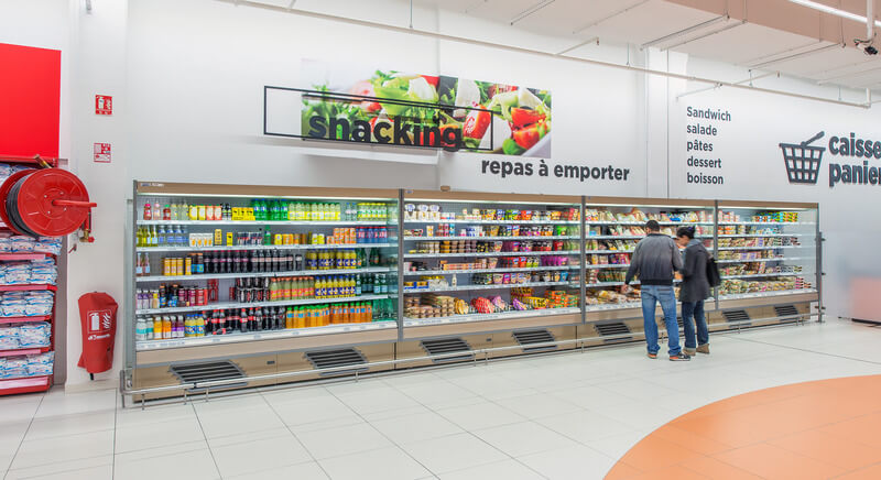 Location vitrines linéaires frais