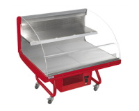 vitrine libre service semi-verticale grande profondeur