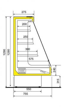 Vitrine mandy plan