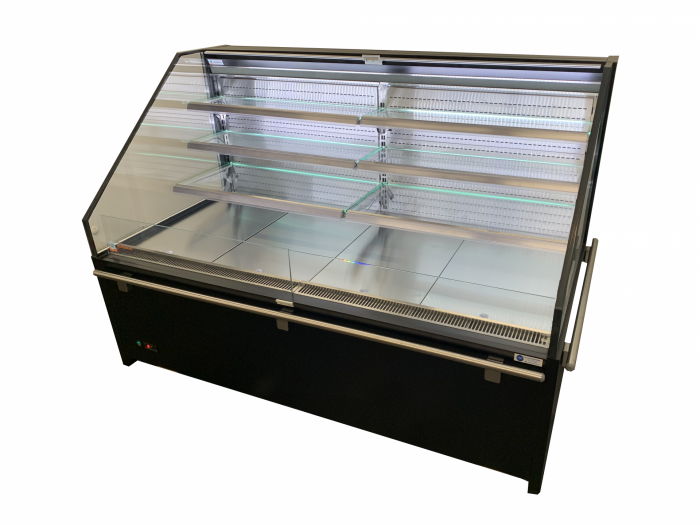 Vitrine refrigeree semi verticale MILANO 1 m 30 3 niveaux